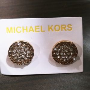 Mk stud earrings